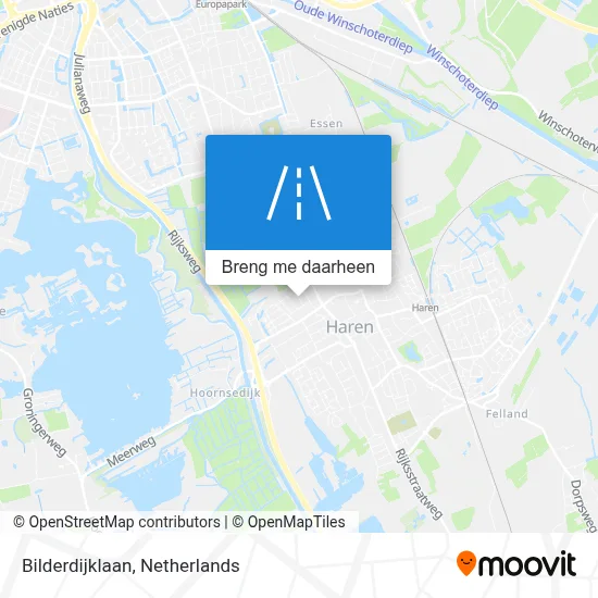 Bilderdijklaan kaart