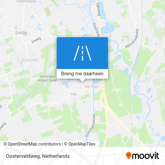 Oosterveldweg kaart