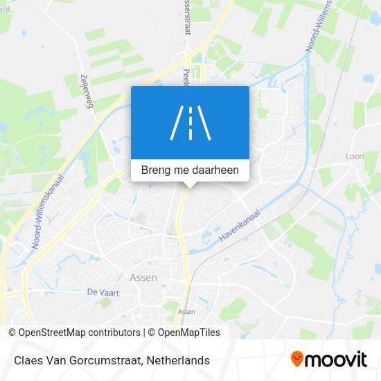 Claes Van Gorcumstraat kaart