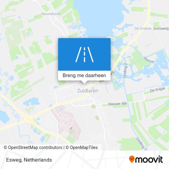 Esweg kaart