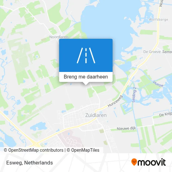 Esweg kaart