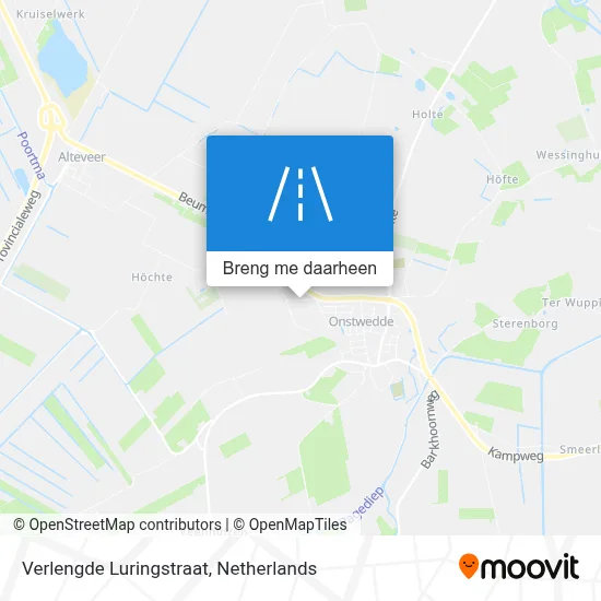 Verlengde Luringstraat kaart