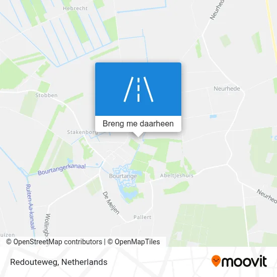 Redouteweg kaart