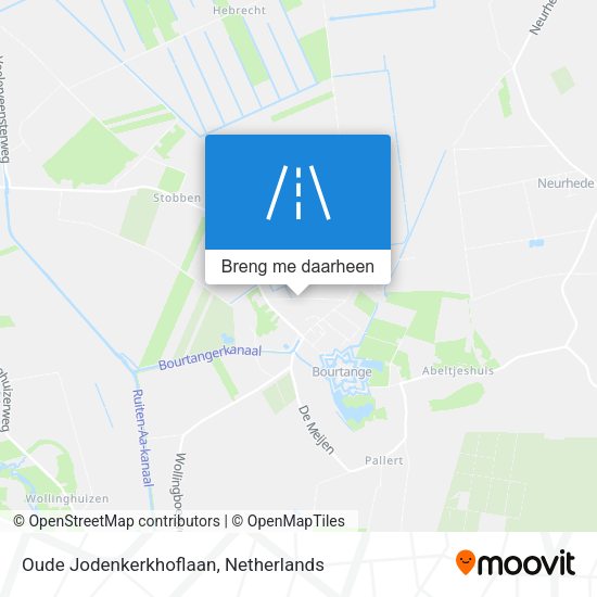 Oude Jodenkerkhoflaan kaart