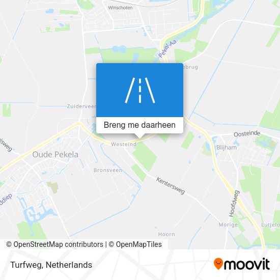 Turfweg kaart