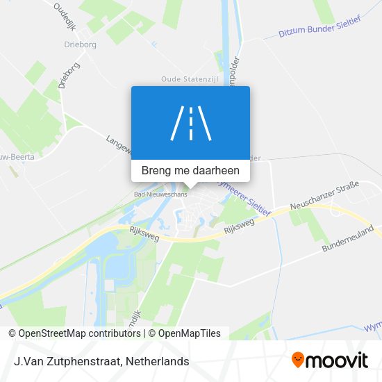 J.Van Zutphenstraat kaart