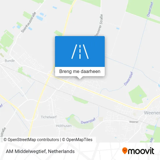 AM Middelwegtief kaart