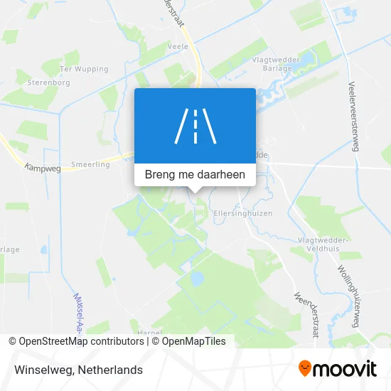 Winselweg kaart