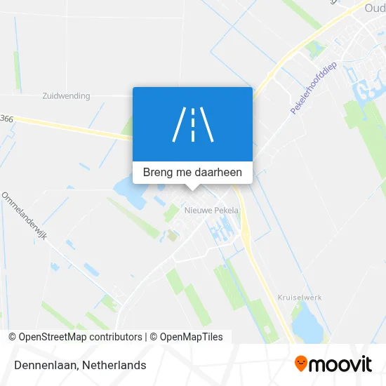 Dennenlaan kaart
