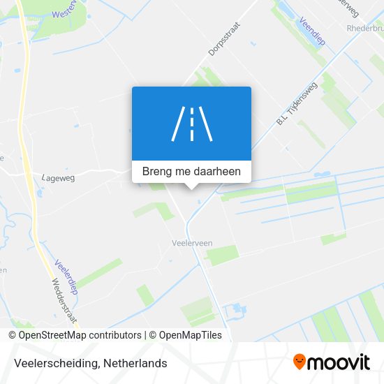 Veelerscheiding kaart