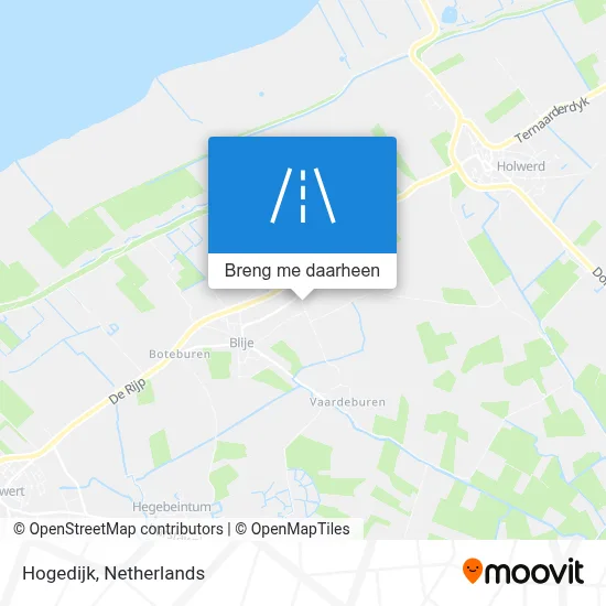 Hogedijk kaart