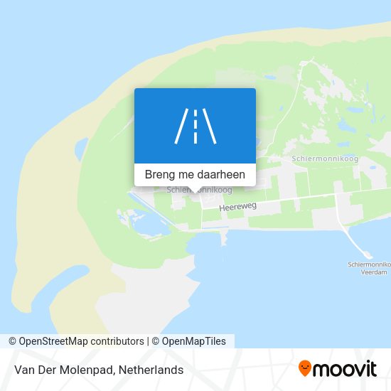 Van Der Molenpad kaart