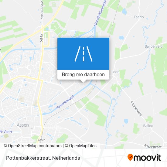 Pottenbakkerstraat kaart