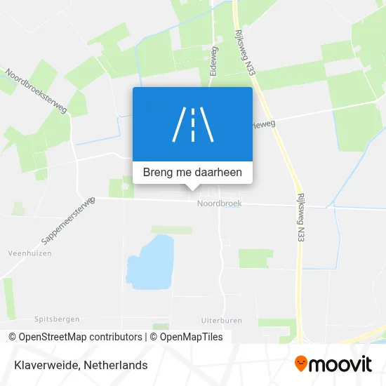 Klaverweide kaart