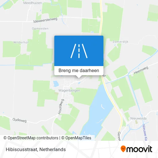 Hibiscusstraat kaart