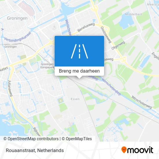 Rouaanstraat kaart