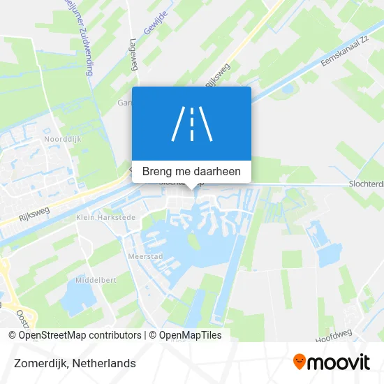 Zomerdijk kaart