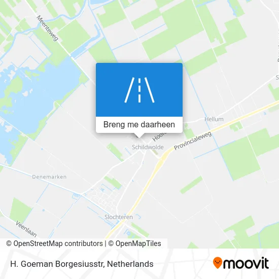 H. Goeman Borgesiusstr kaart