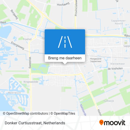 Donker Curtiusstraat kaart