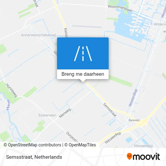 Semsstraat kaart