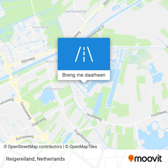 Reigereiland kaart