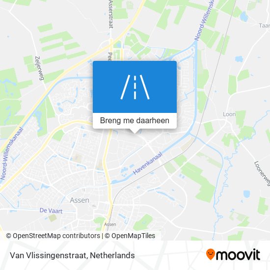 Van Vlissingenstraat kaart