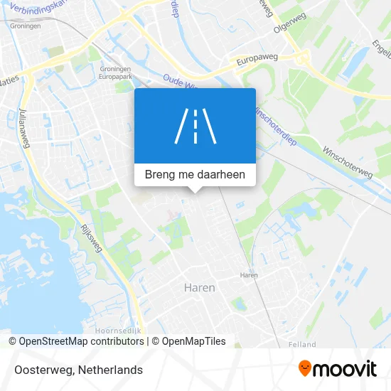 Oosterweg kaart
