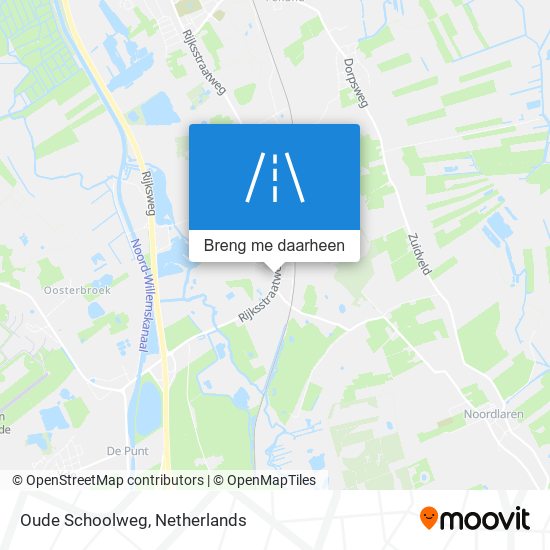 Oude Schoolweg kaart