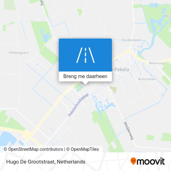 Hugo De Grootstraat kaart