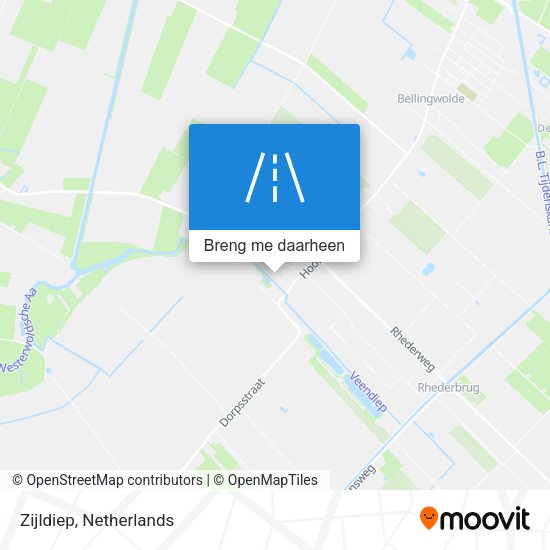 Zijldiep kaart