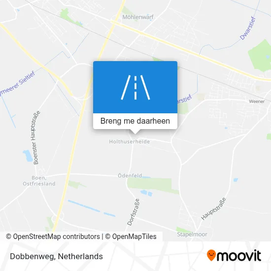 Dobbenweg kaart