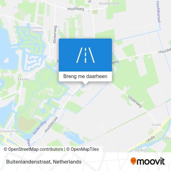 Buitenlandenstraat kaart