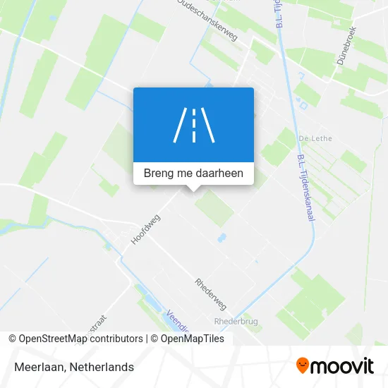 Meerlaan kaart