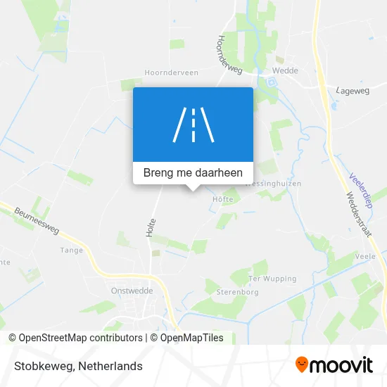 Stobkeweg kaart