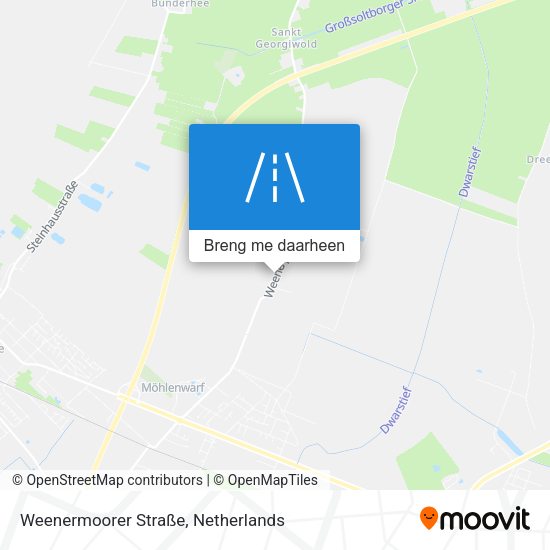 Weenermoorer Straße kaart
