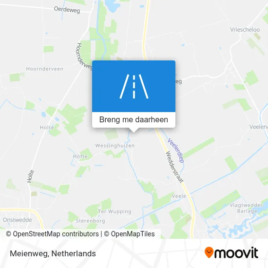 Meienweg kaart