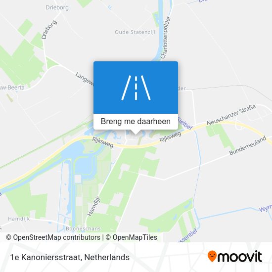 1e Kanoniersstraat kaart