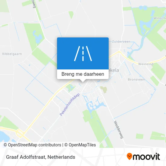 Graaf Adolfstraat kaart