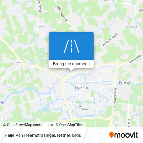 Feije Van Heemstrasingel kaart