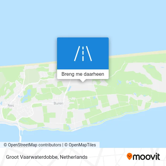 Groot Vaarwaterdobbe kaart