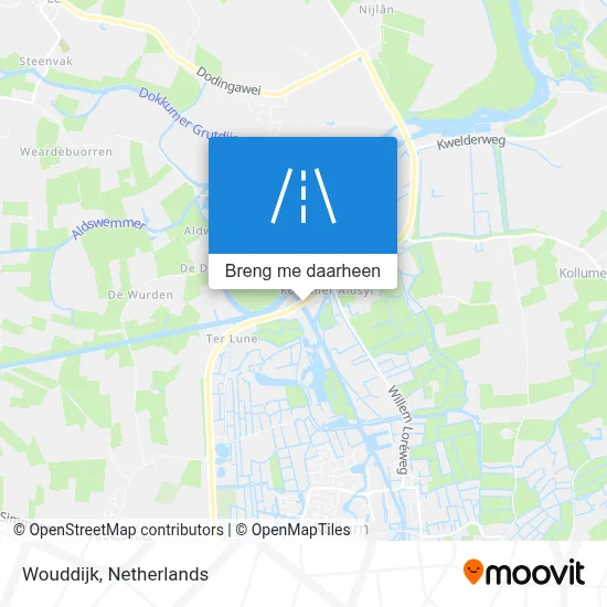 Wouddijk kaart
