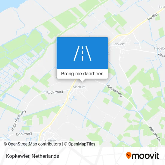 Kopkewier kaart