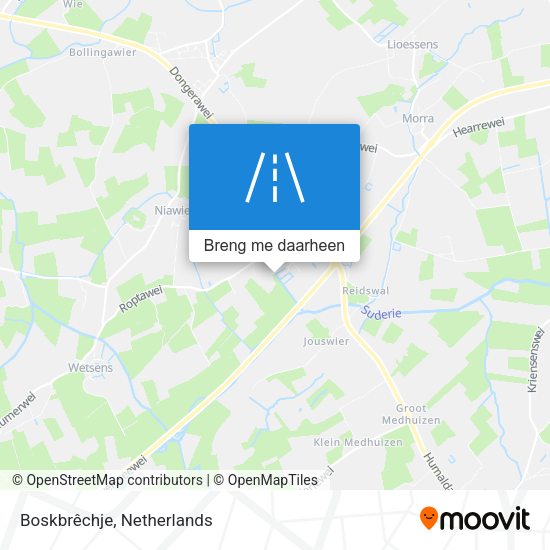 Boskbrêchje kaart