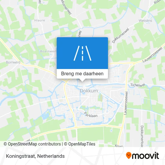 Koningstraat kaart