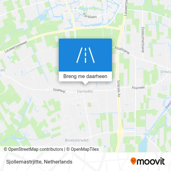 Sjollemastrjitte kaart