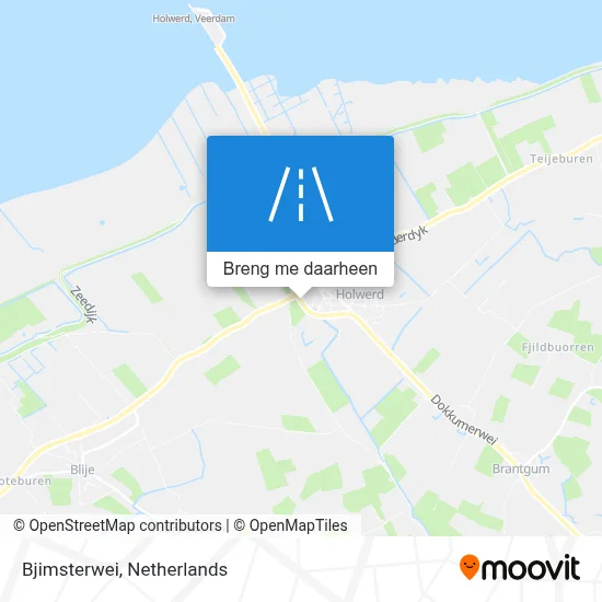 Bjimsterwei kaart