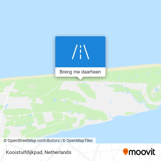 Kooistuifdijkpad kaart