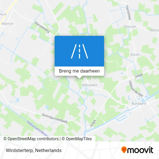 Wirdsterterp kaart