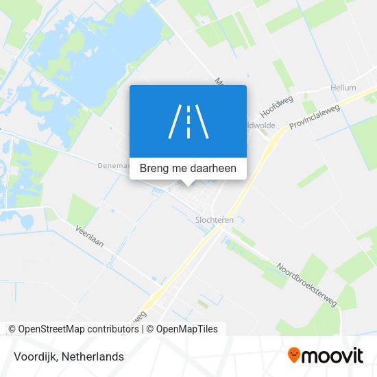 Voordijk kaart