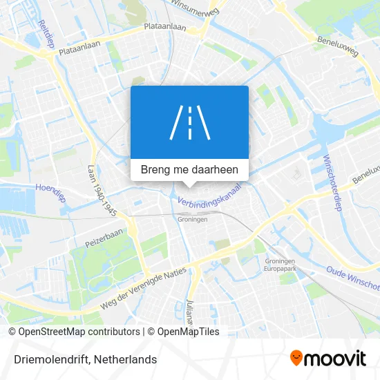 Driemolendrift kaart